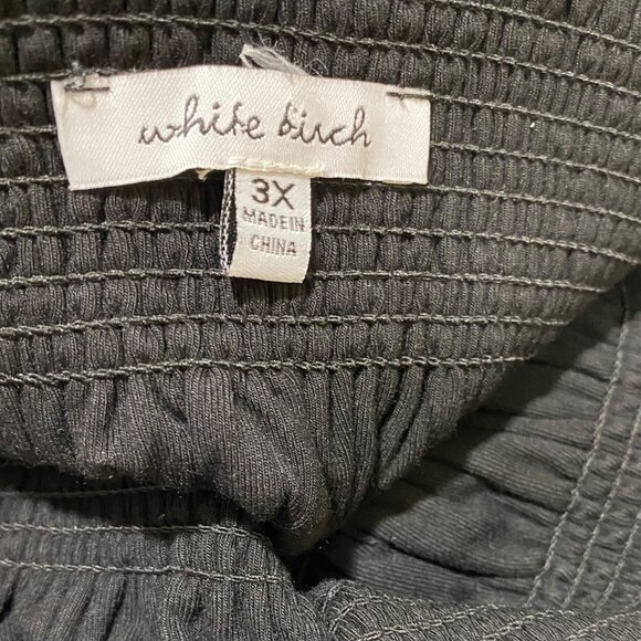 White Birch Black Plus Size Jumpsuit 3X — Funky & Soft  BOHO -Wide-Leg One-Piece - Picture 7 of 7